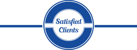 blue satisfied clients